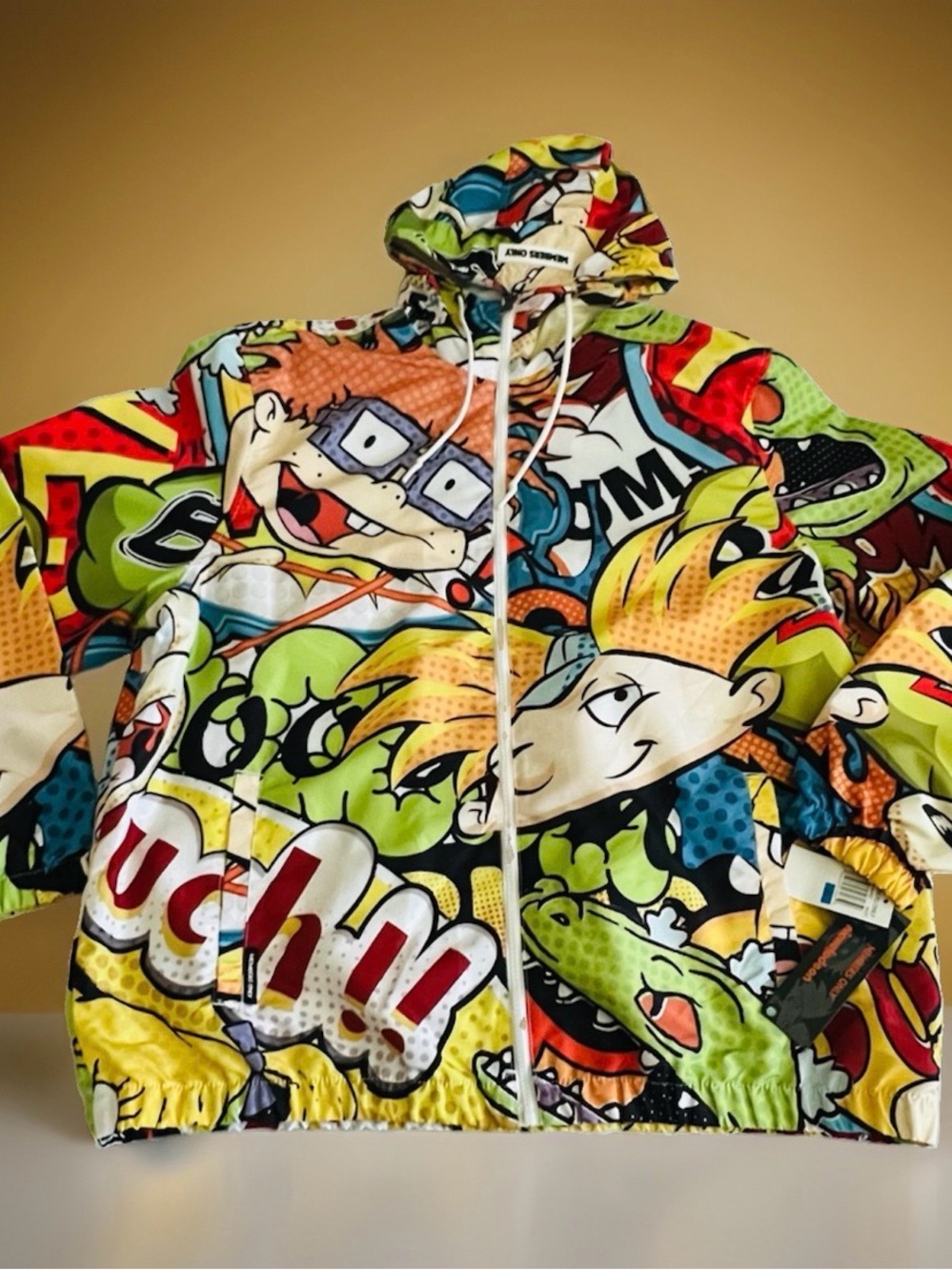 Nickelodeon Multicolor Rugrats Cartoon Zip Hoodie Jacket XL A32